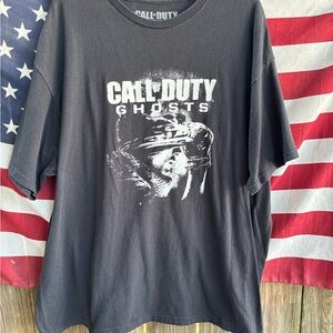 2013 Black Call of duty Ghost promo tee  Size XXL
